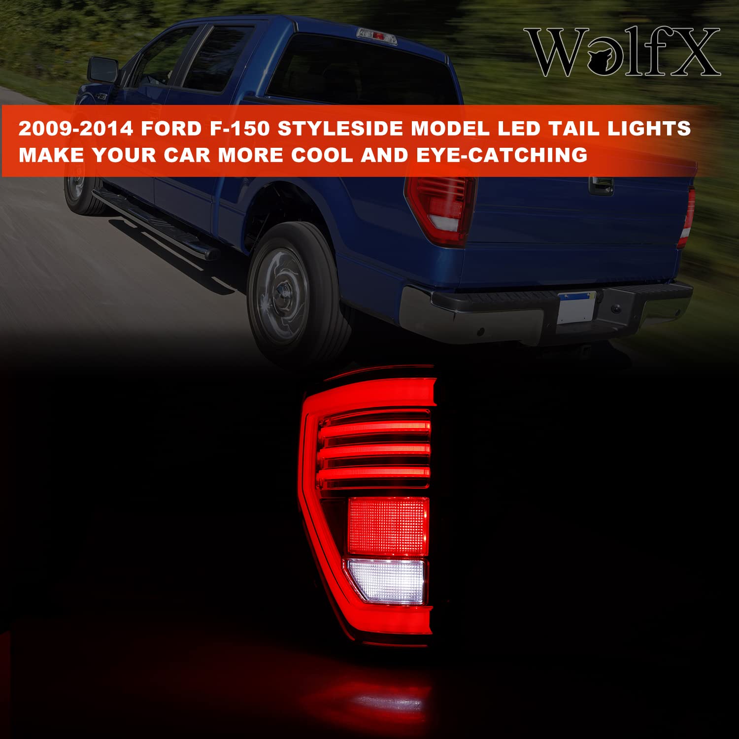 Amazon.com: WolfX Full LED F150 Tail Lights For 2009 2010 2011
