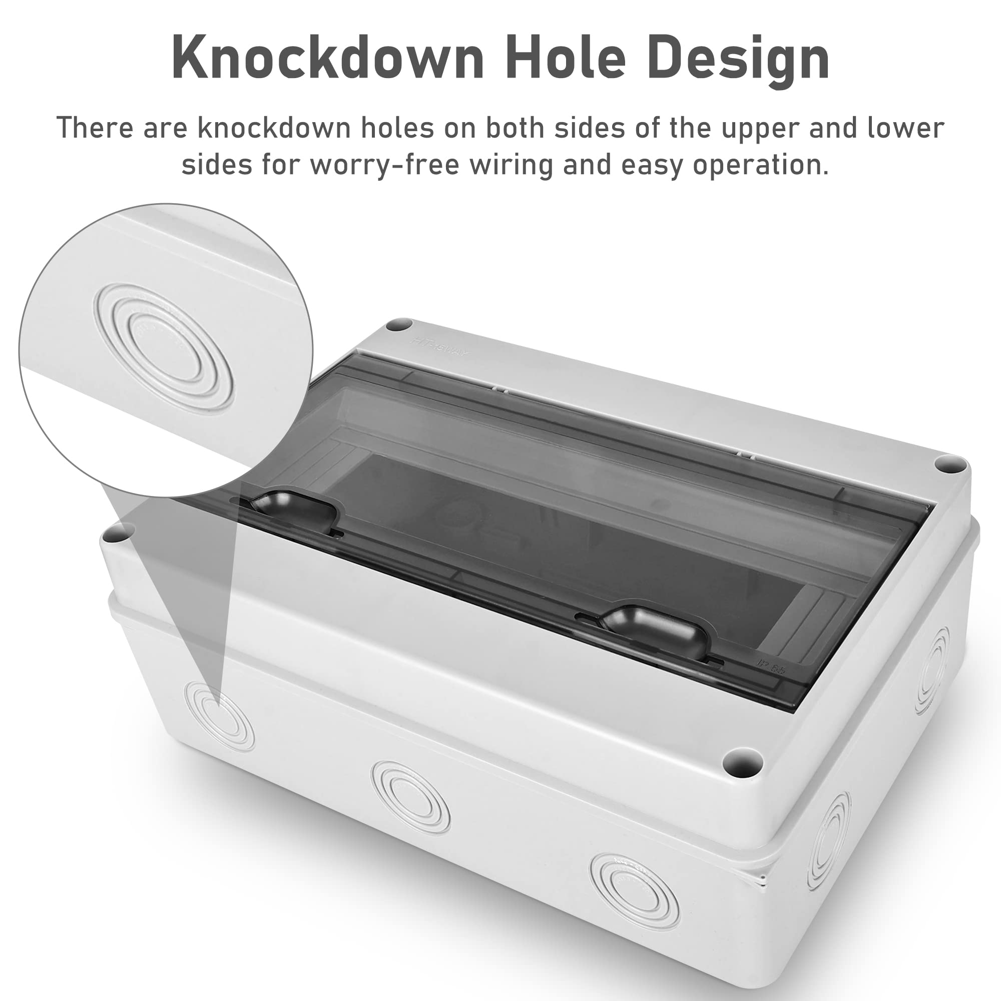 Spt Quadro Elettrico Scatola Di Distribuzione Elettrica 300 X 300 X 150 Mm P 010419963009 - Foto 7