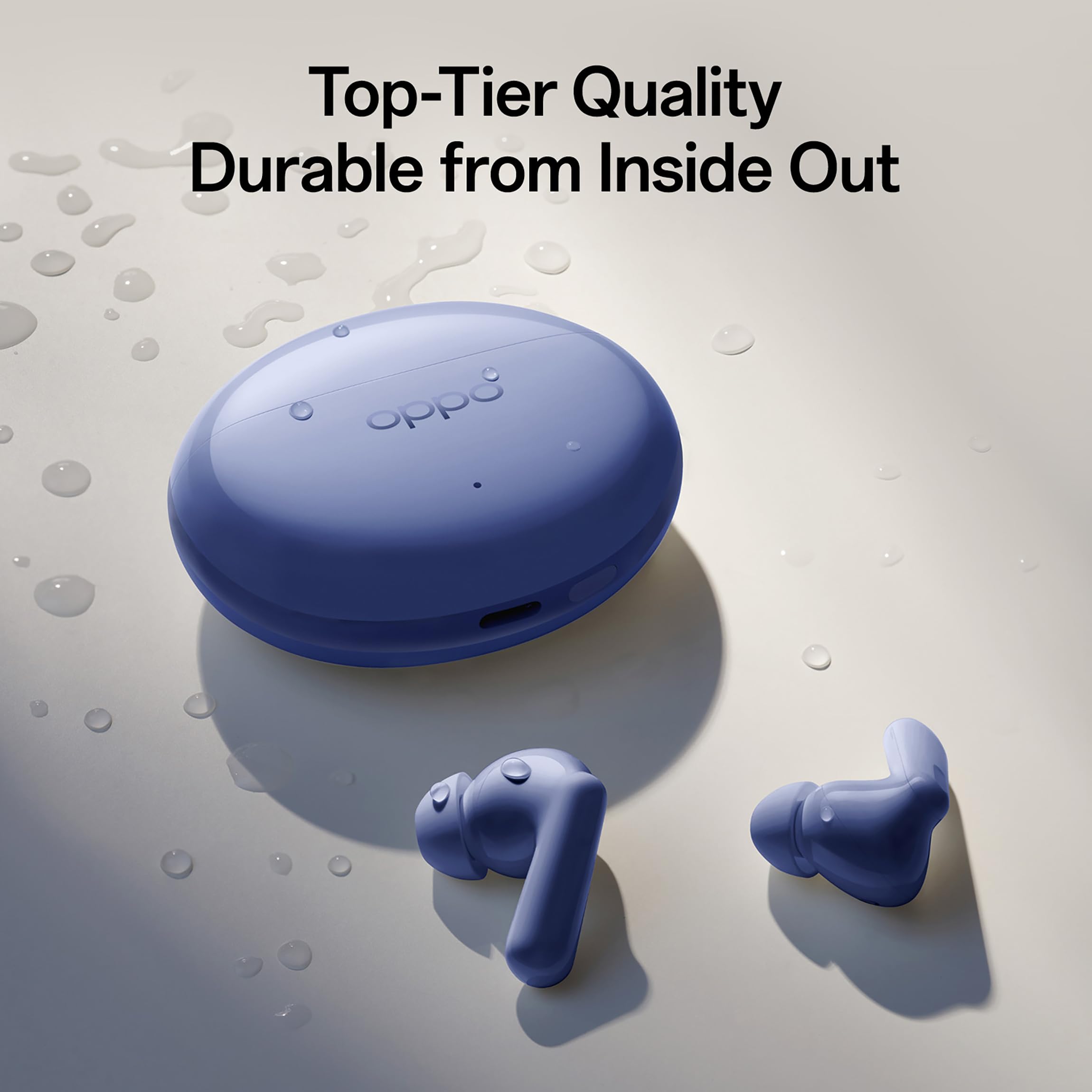 Oppo Enco Bud 3Pro+ True Wireless in Ear Earbuds with 12.4mm Driver and 32dB ANC, 43Hrs Playtime,Low Latency,Fast Charging,BT 5.4,IP55 (Sonic Blue) — Amazon image 10