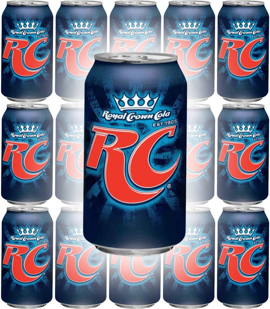 Royal Crown Cola Soda, 12oz Can (Pack of 15, Total of 180 Fl Oz)