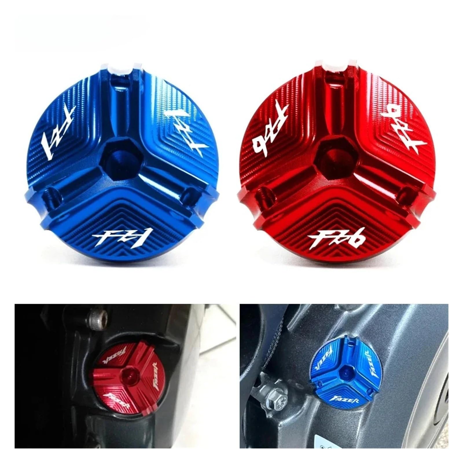 Fit For Y/A M-A-HA FZ1 Fazer 2006-2015 FZ6 FZ-6 FZ 6 FZ6R 2004-2012 2007 2009 FZ8 CNC Motorcycle Engine Oil Filler Cap Oil Plug Cover