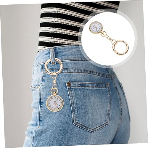 Miniatura 8 de BESPORTBLE Relojes de mesa para hombre Relojes de hombre pin reloj médico fob reloj enfermeras relojes para enfermeras relojes para hombres