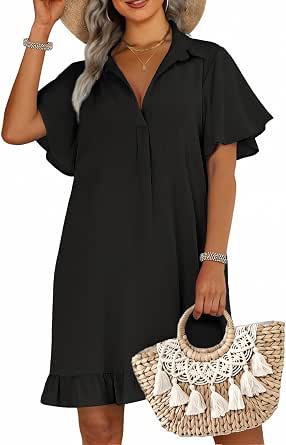 Women's Swimsuit Coverup Short Sleeve Beach Bathing Suit Cover Up