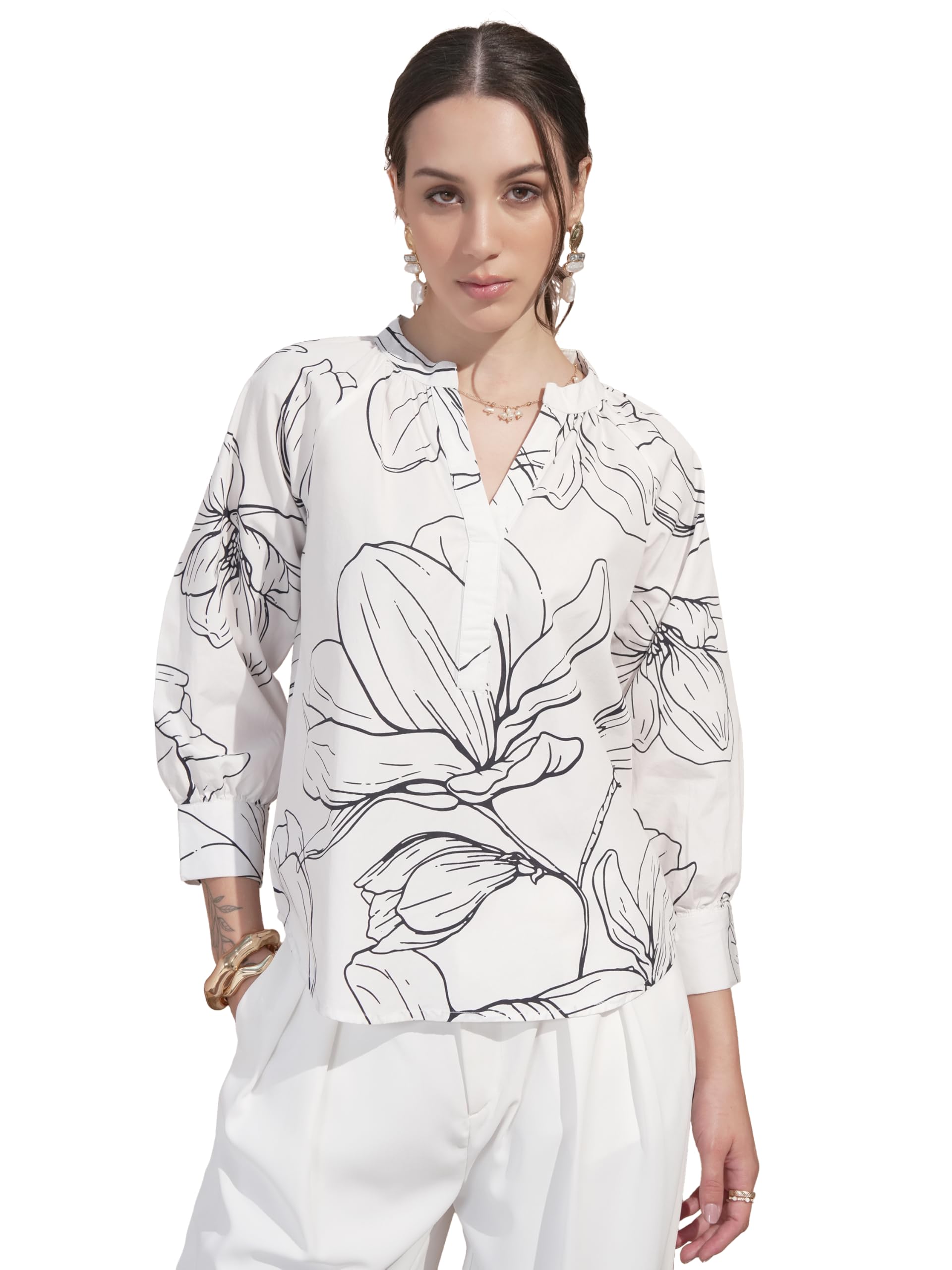 vishudh Women's Elegant Top | Soft & Breathable Fabric | Perfect for Casual & Chic Outfits-picture-15
