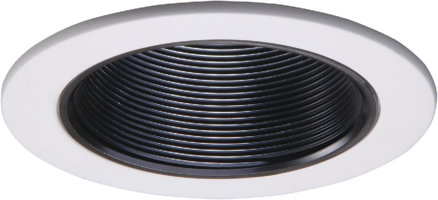 Halo 993P, 4" Trim Coilex Baffle White Trim with Black Baffle