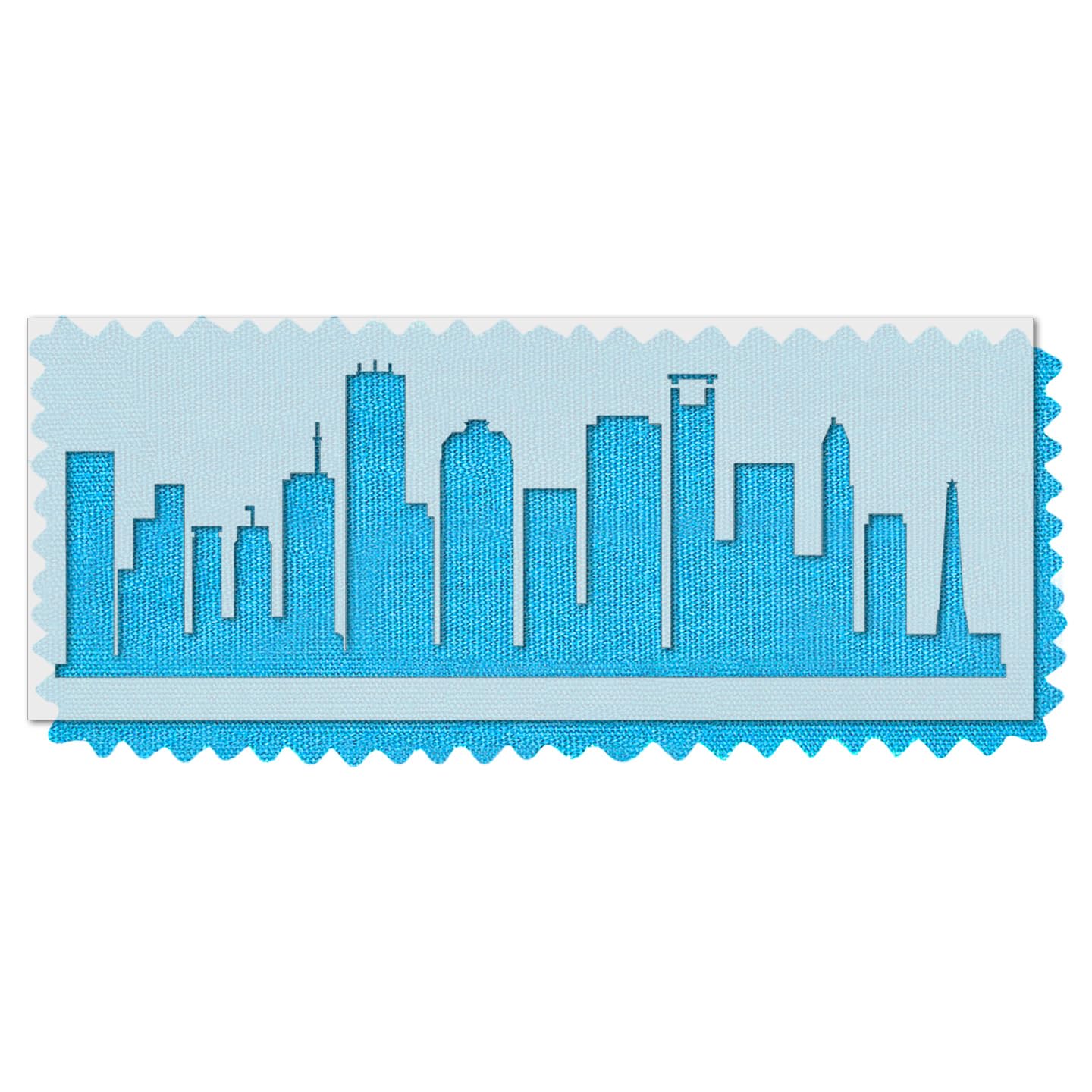 Stencil Stop Houston Skyline Stencil - Reusable for DIY Projects, Painting, Drawing, Crafts - 14 Mil Mylar Plastic (9 x 3 inches)