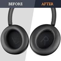 SOULWIT Anker Soundcore Space Q45 fülpárnák, puha protein bőr, zajszigeteléssel - black 6