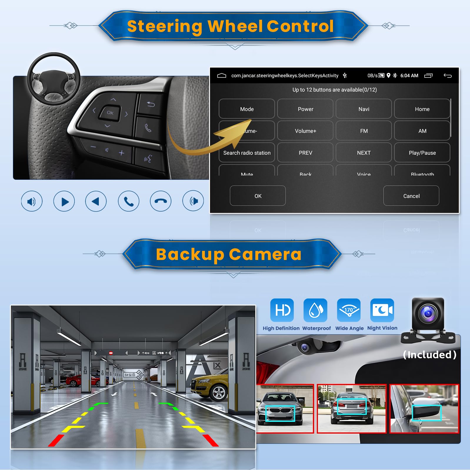 Inefala 2+64G Android 15 Radio para Pantalla Mercedes-Benz Smart Fortwo 2005-2010, Pantalla Coche Táctil de 9'' con Inalámbrico CarPlay y Android Auto, con Navegación GPS Mirror Link BT RDS Wi-Fi