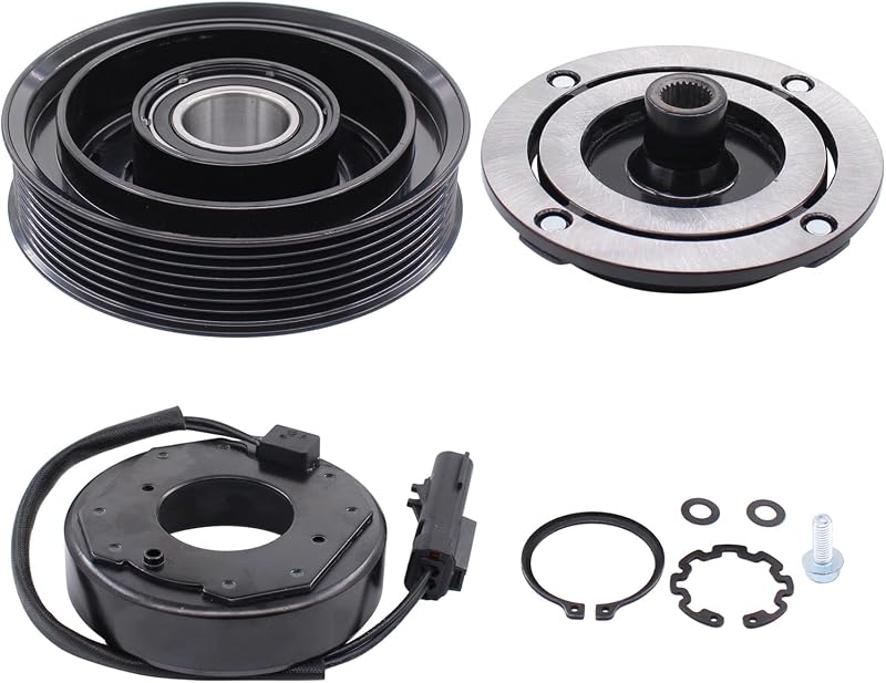 Kit de embreagem do compressor de ar-condicionado ApplianPar 68084834AB para Jeep, Chrysler e Dodge – 1 conjunto