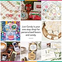 Vista 8 de Calcomanías de menta para salvadores de vidas, recuerdos de fiesta de boda para invitados, tema floral, calcomanías de 324