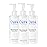 Cure by Toyo | Aqua Gel Gentle Exfoliator | Clear and Softer Skin | Non-Abrasive Face and Body Cleanser | Sensitive Skin | 3 Pack