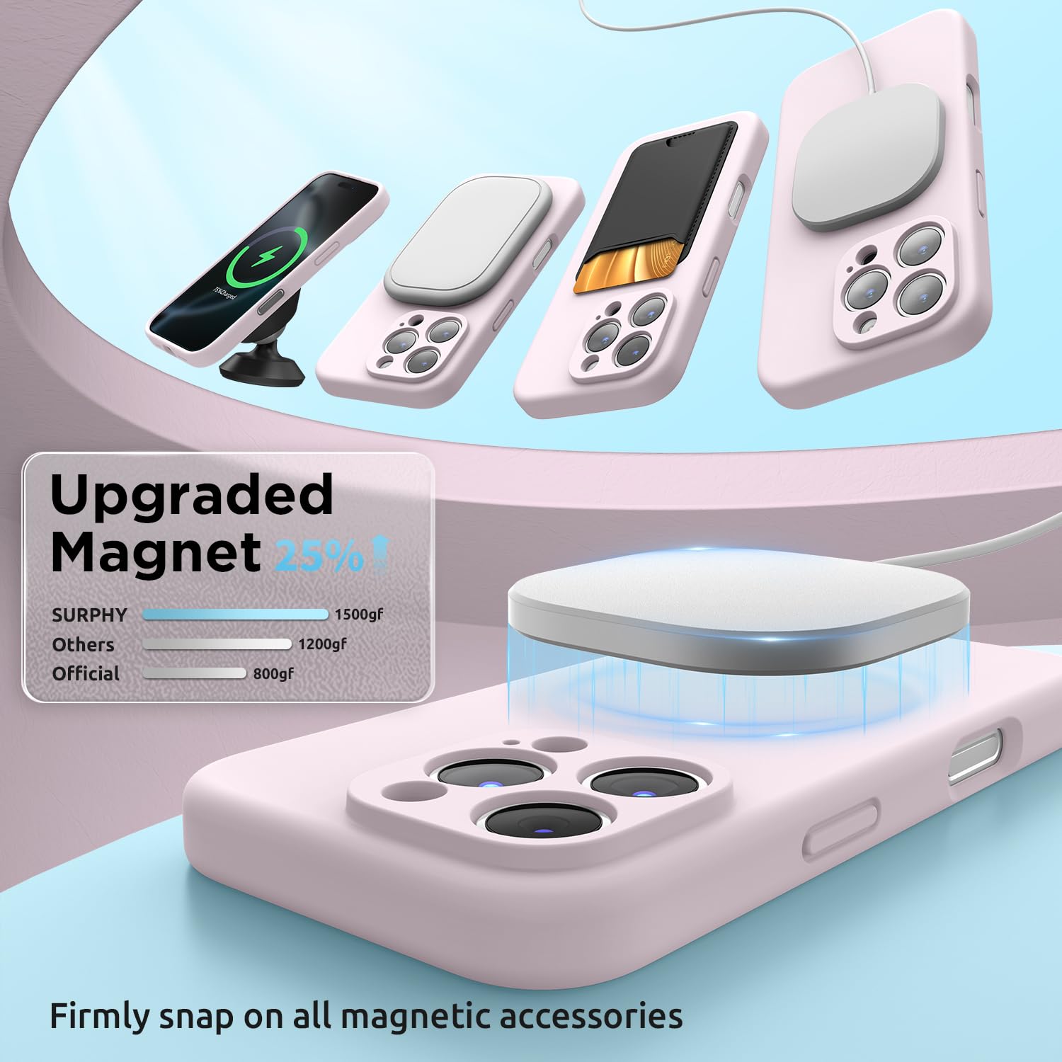 SURPHY Magnetic Design for iPhone 16 Pro Case - Image 3