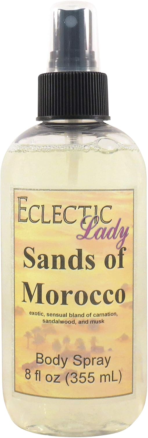 Eclectic Lady Sands Of Morocco Body Spray, 16 ounces, Body Mist for Women with Clean, Light & Gentle Fragrance, Cologne with Soft, Subtle Aroma For Daily Use