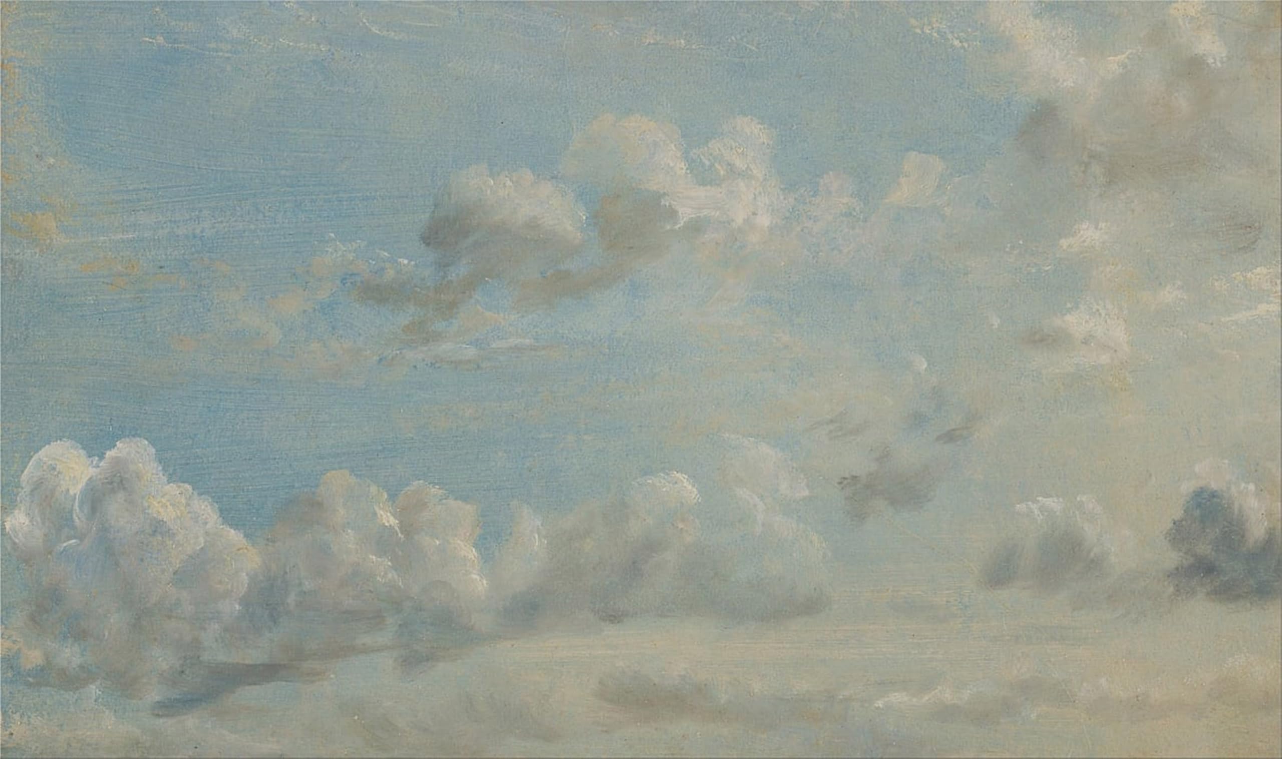 POSTERIIk Vintage Classic Picture Landscape Artwork Cloud Study by John Constable Portrait Canvas Painting for Office Home Decor 60x90cm