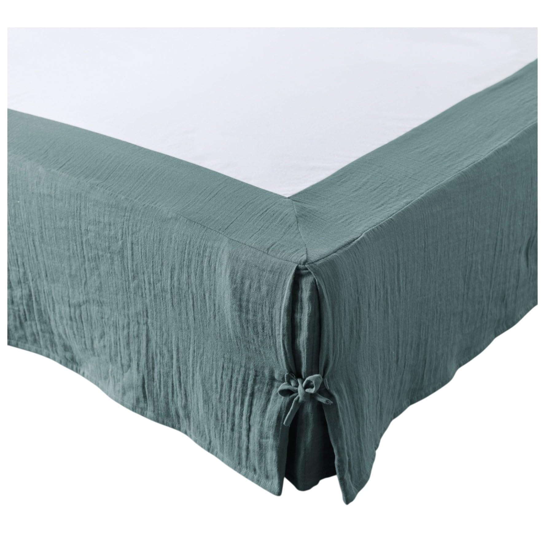 Cache sommier Gaze de Coton 180x200 cm pour cacher sommier usé Gaia