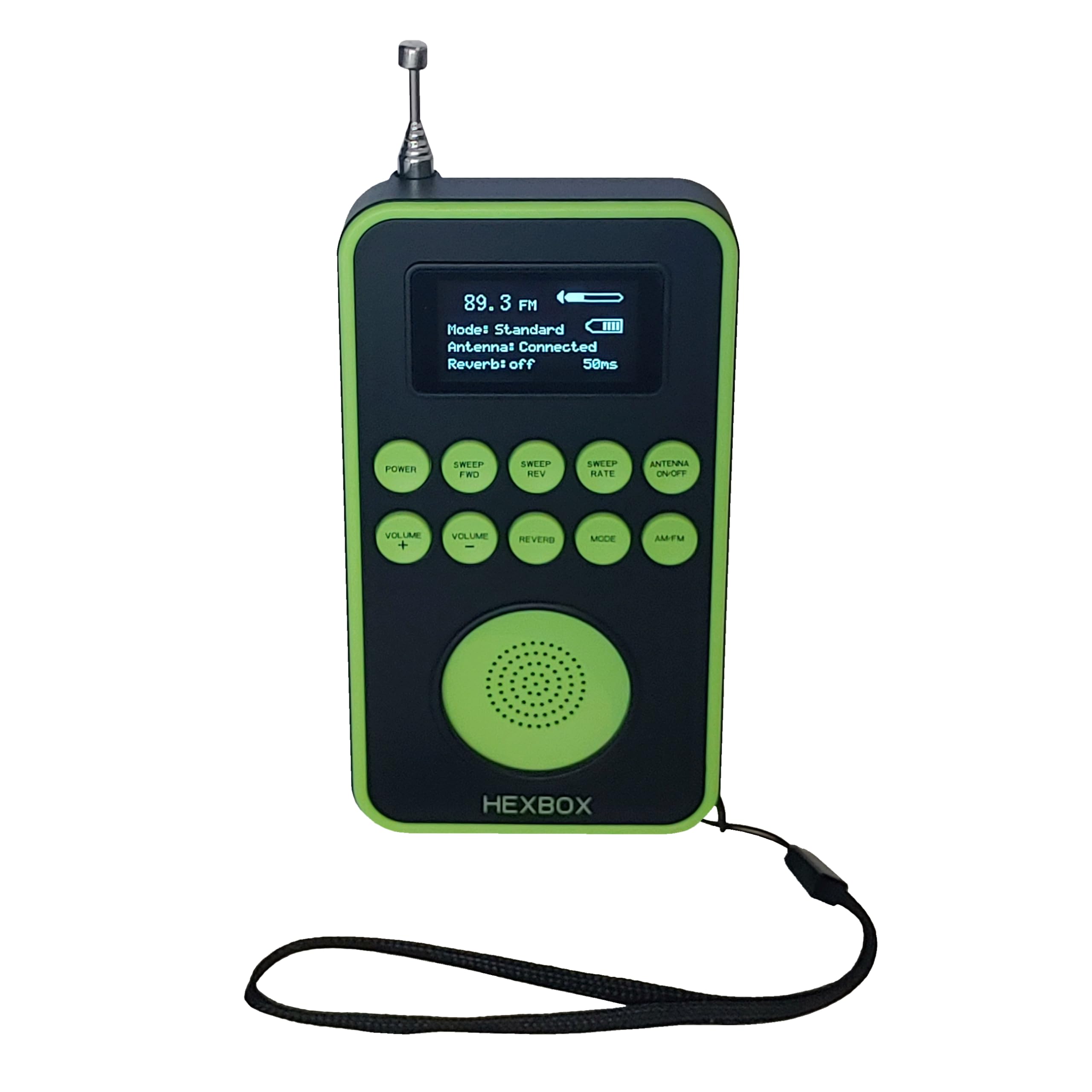 HexBox Spirit Box Equipo de caza de fantasmas AM FM Radio Escáner Encuestas paranormales Kit de herramientas de búsqueda ITC Gear Ghost Box Equipo paranormal Pod EVP Grabadora EMF Contador