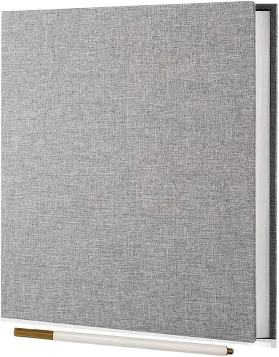 1pc Linen Photo Album Self Adhesive Scrapbook For 2x3 4x6 5x7 8x10 Pictures Book For Women Mom(Black-C)