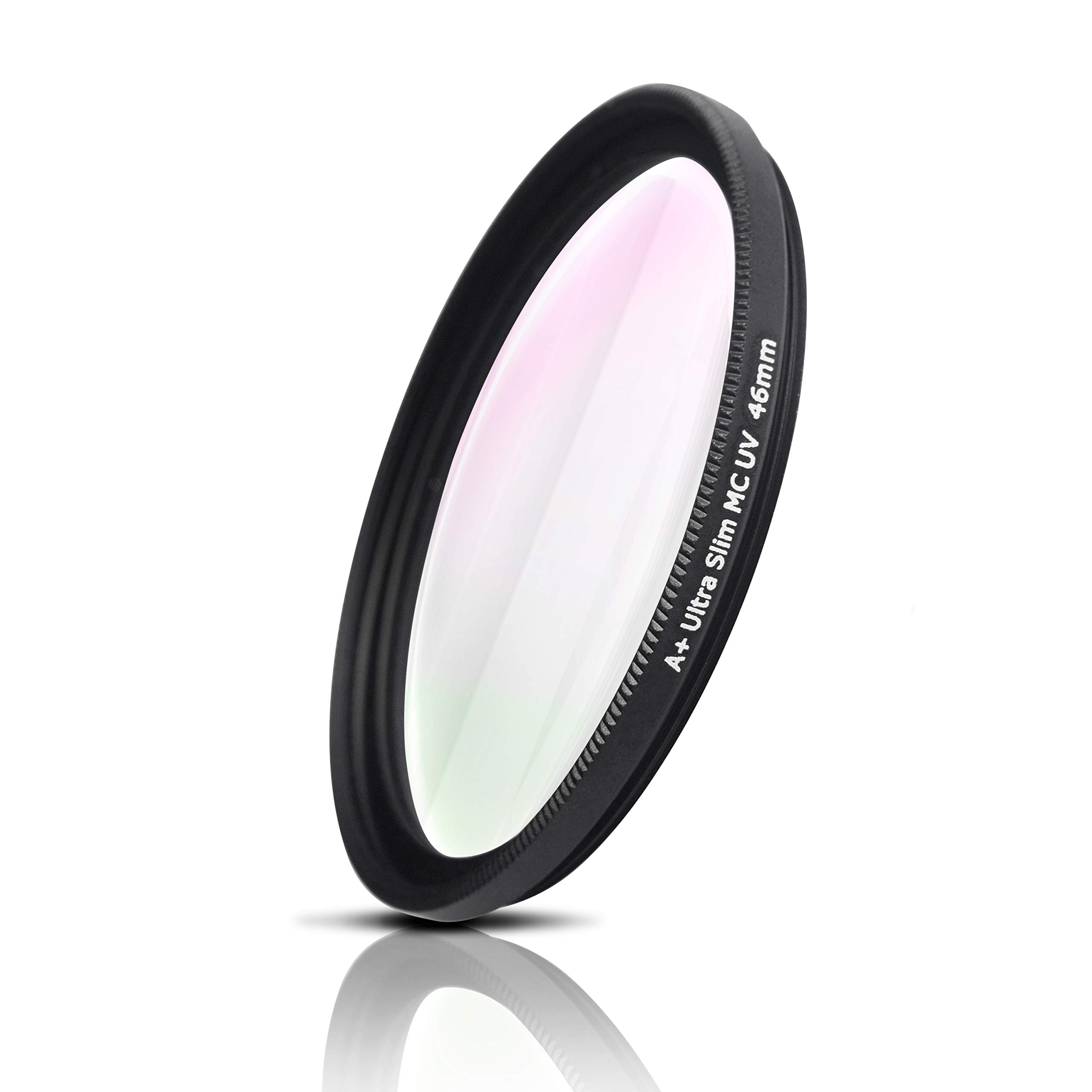 UV Filter with MRC Multi-Coated Optical Glass from Japan Ultra Slim CNC Machined Aluminum Frame for Canon Sony Nikon Fujifilm Olympus Sigma Tamron Pentax Leica (46mm)