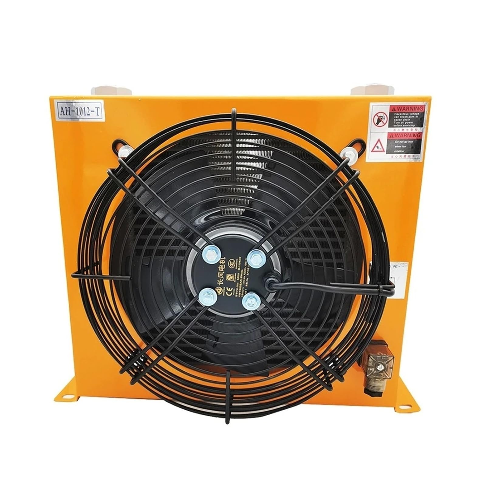 Tlxgstzvbfq Orange Ah1012t-Ca Hydraulic Air Cooler 24V/12V/220V/380V Truck-Mounted Crane Modified Fuel Tank Air-Cooled Oil Radiator Replacement(Ac 220V)