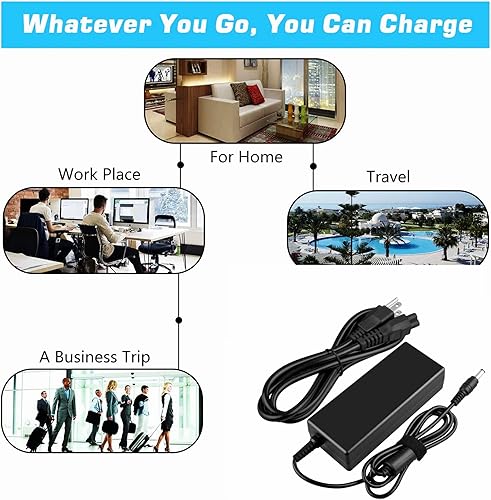 Miniatura 5 de Reemplazo del adaptador de CA para HP OMEN 27i 8AC94AA#ABA LED Gaming Monitor 90W Cable de fuente de alimentación