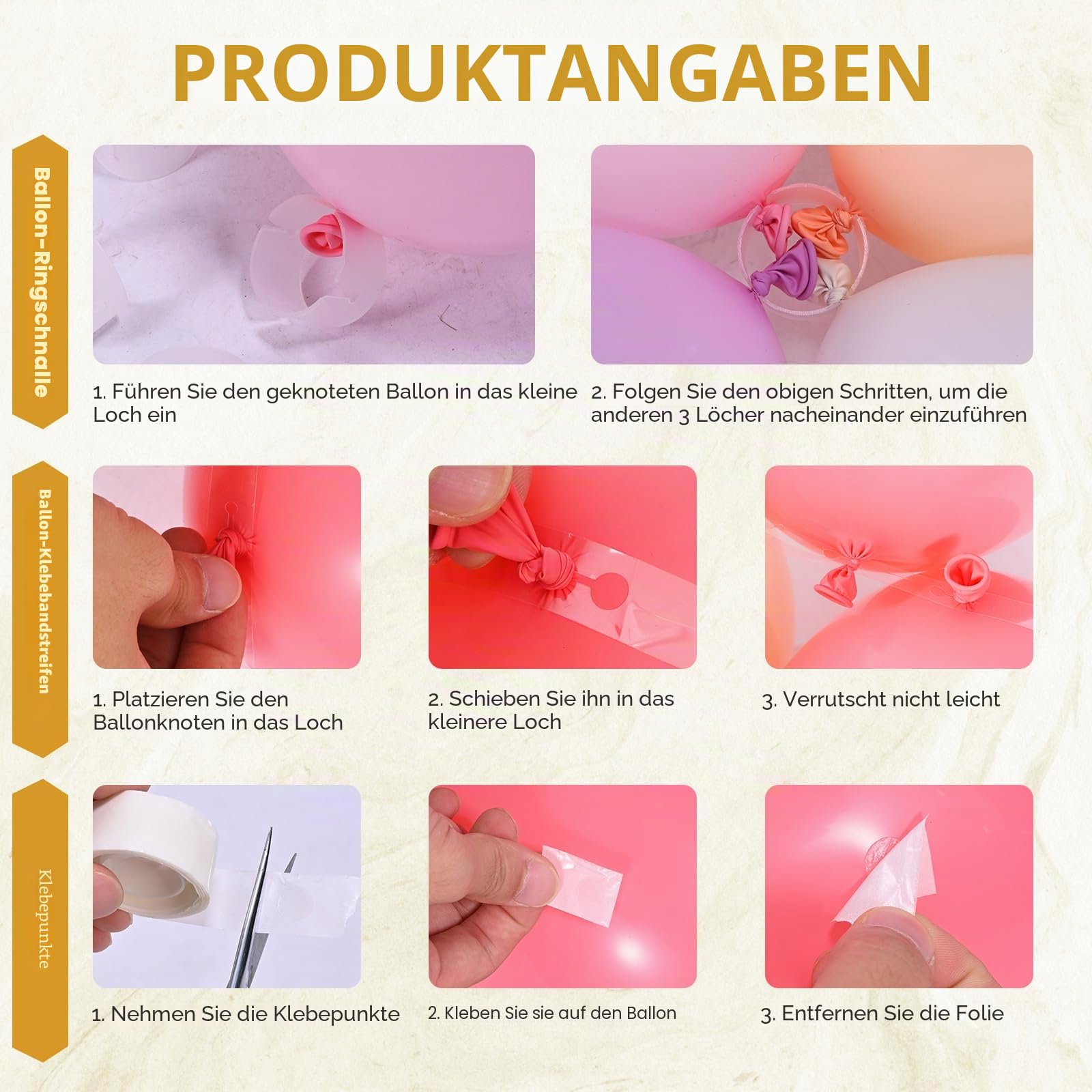 Riesiges rundes Goldmetall-Ballonbogen-Kit Abnehmbar 2.2M Hochzeit Bogen Hintergrund Stand Leicht zu tragen und wiederverwendbar Beste Dekoration for Party Festival