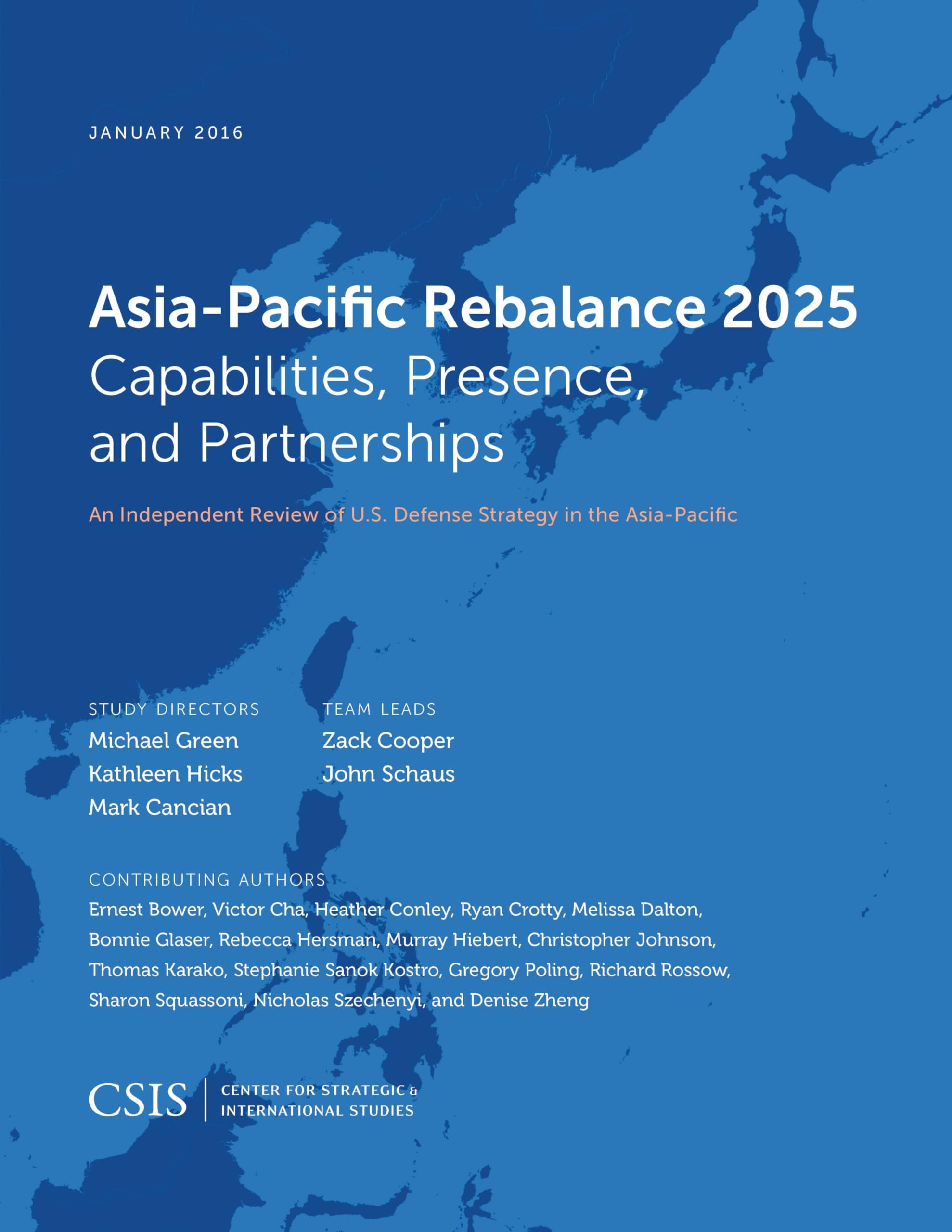 Asia-Pacific Rebalance 2025: Capabilities, Presence, and Partnerships (CSIS Reports)