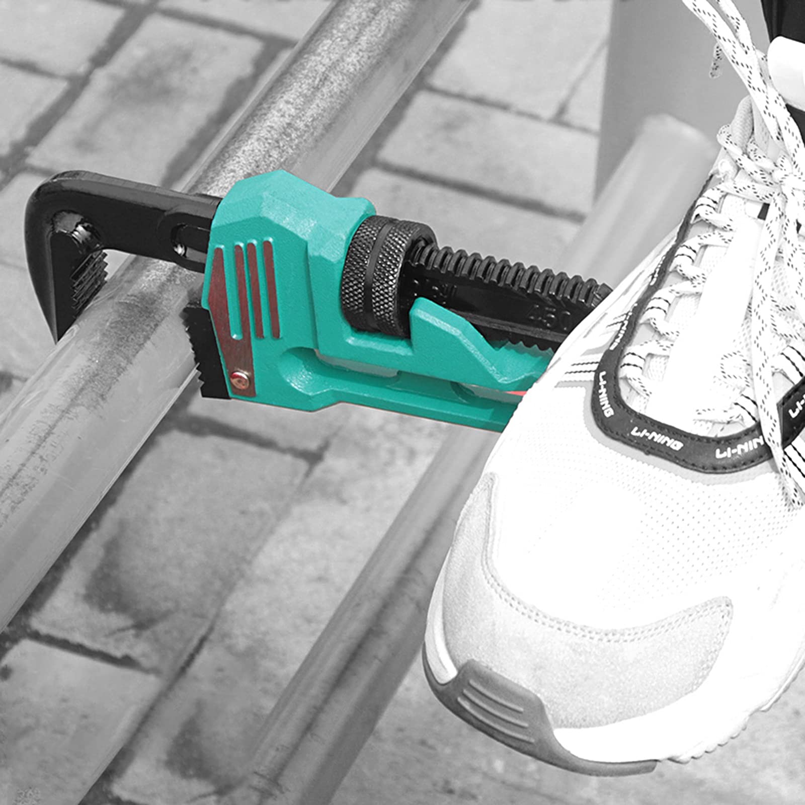 Liudan Klucz uniwersalne szczypce hydrauliczne klucz podwójne zastosowanie szybkie i wielofunkcyjne uniwersalne domowe szczypce do węży instalacyjnych szczypce do rur sanitarnych 61 cm klucz regulowany