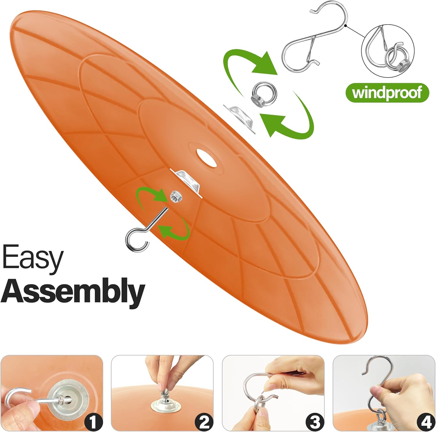 19.25-Inch Extra Large Squirrel Baffle,Hummingbird Feeder Shade Dome Cover, Bird Feeder Rain Guard, Hanging Squirrel Proof for Shepherd's Hook Outdoors (Red) 2 Pack