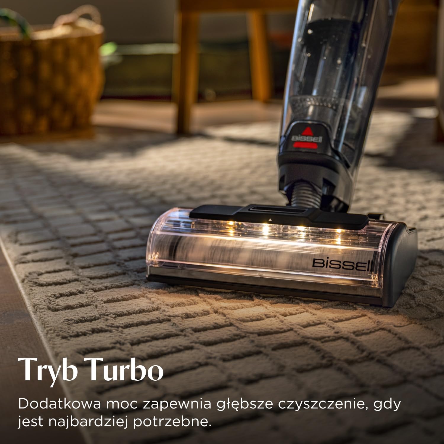 BISSELL CrossWave HydroScrub Odkurzacz Bezprzewodowy Mokro i Sucho 4283N | Do czyszczenia na mokro i sucho, 45 min pracy, z funkcją czyszczenia przy krawędziach, lampy LED