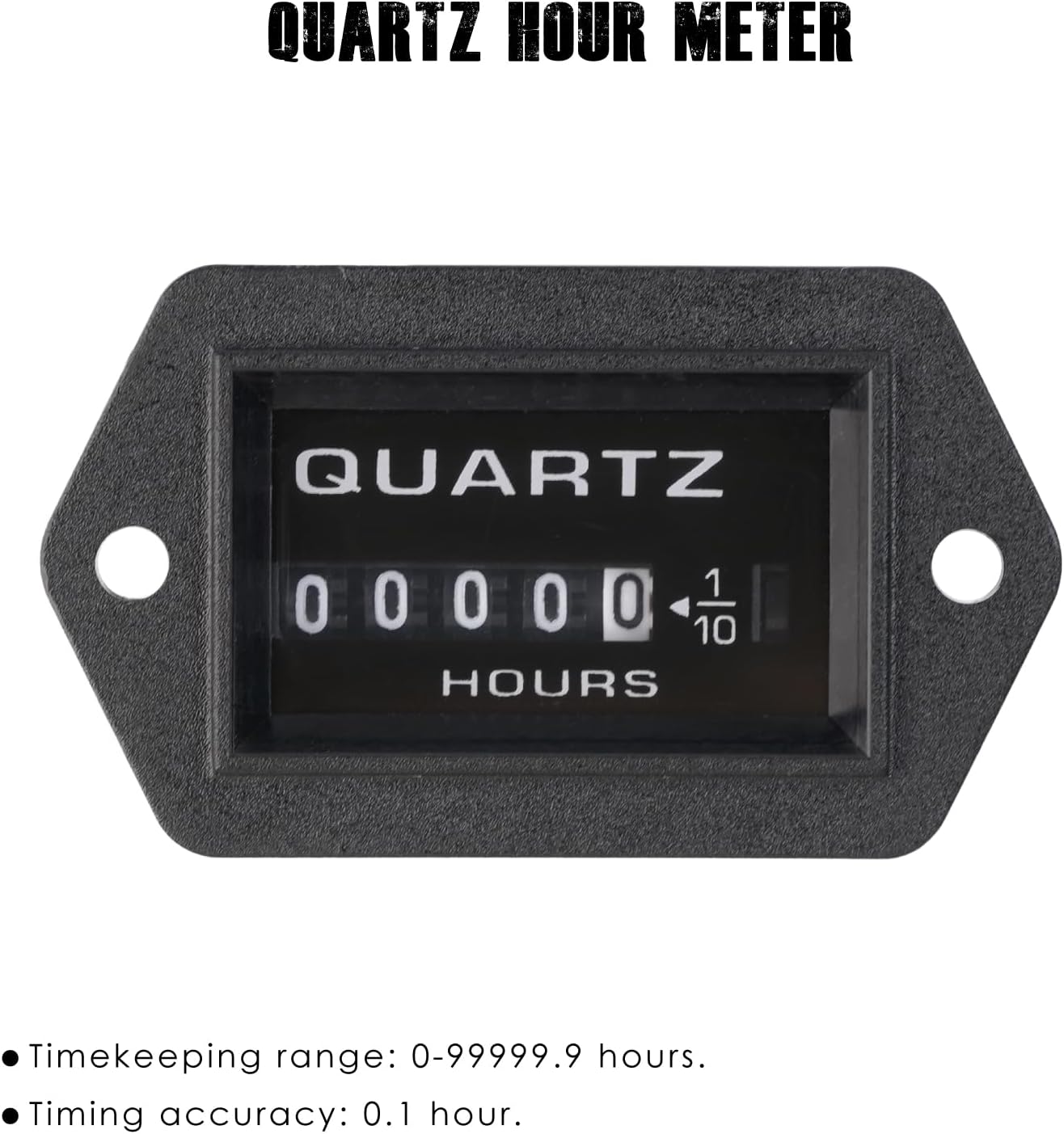 Mechanical Timer,Maintenance Total Hours,Suitable for Data Storage of Small Engines,Ships,Generators and Other Equipment. (DC12-40V)