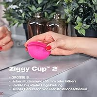 Vista 4 de Intimina Ziggy Cup 2 - Extra-Thin Reusable Menstrual Disc, Menstrual Cup with Flat-fit Design, Menstrual Cups Ring, Period Products (Size B)