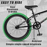 Cubsala Freestyle BMX Vélo, 18 20 Inch enfants vélo pour 5-13 ans vieux enfants et débutants niveau Rider, couleurs multiples