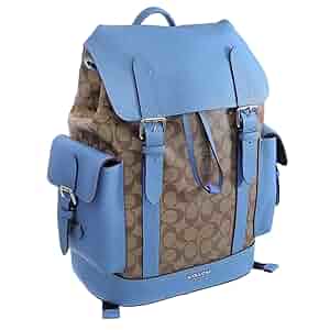 COACH 黒 レザーバックパック フロントポケット付き 公式】COACH – コーチ リュック＆バックパック メンズ