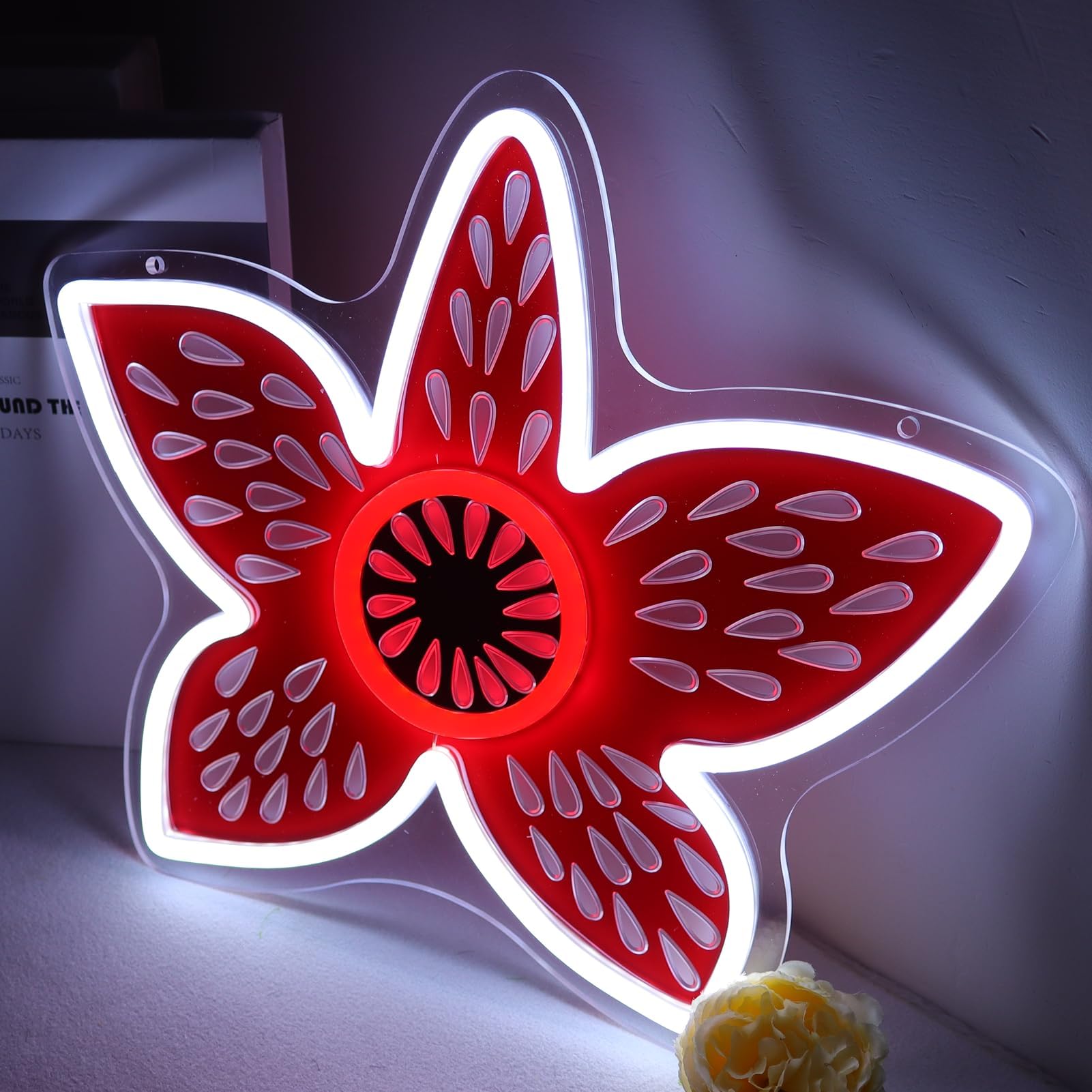 Stranger Flower Neon Thngs Sign: Demogorgon Decor Review