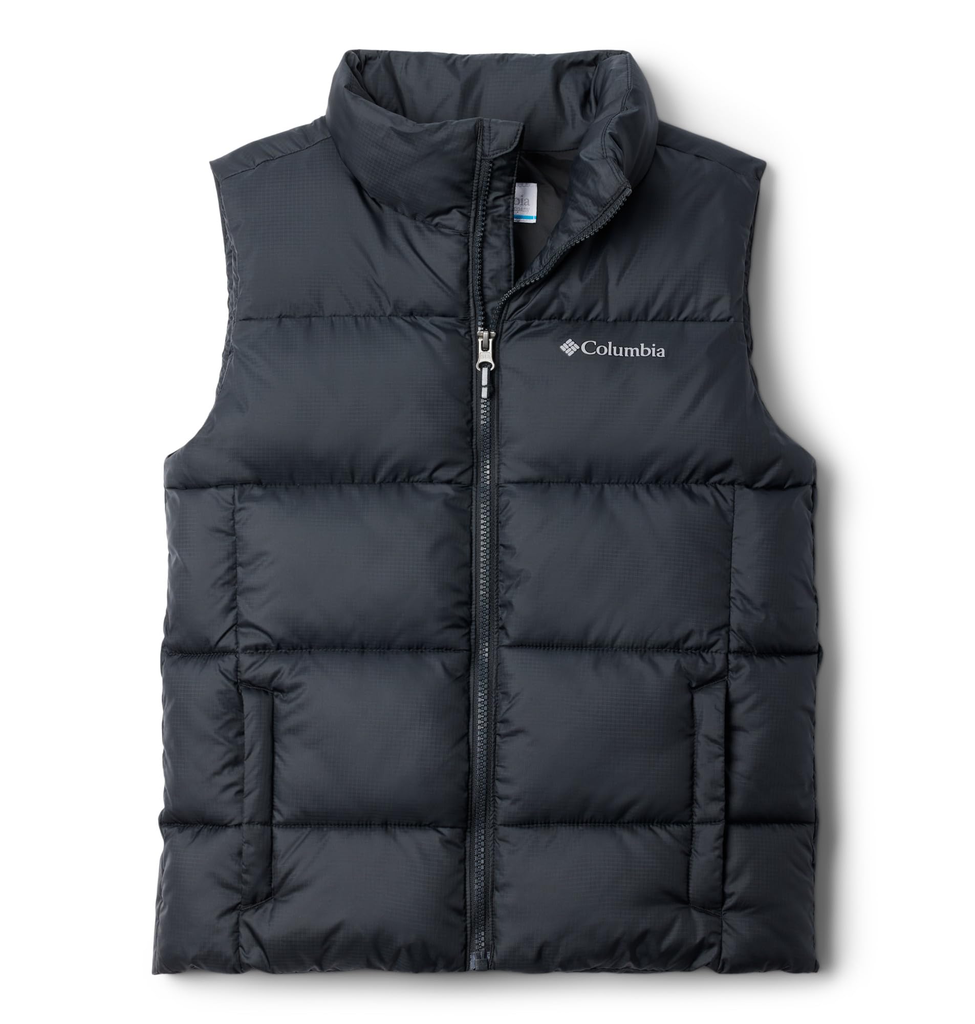 Columbia Youth Puffect Vest, Puffer Vest Body Warmer, Black, XX-Small