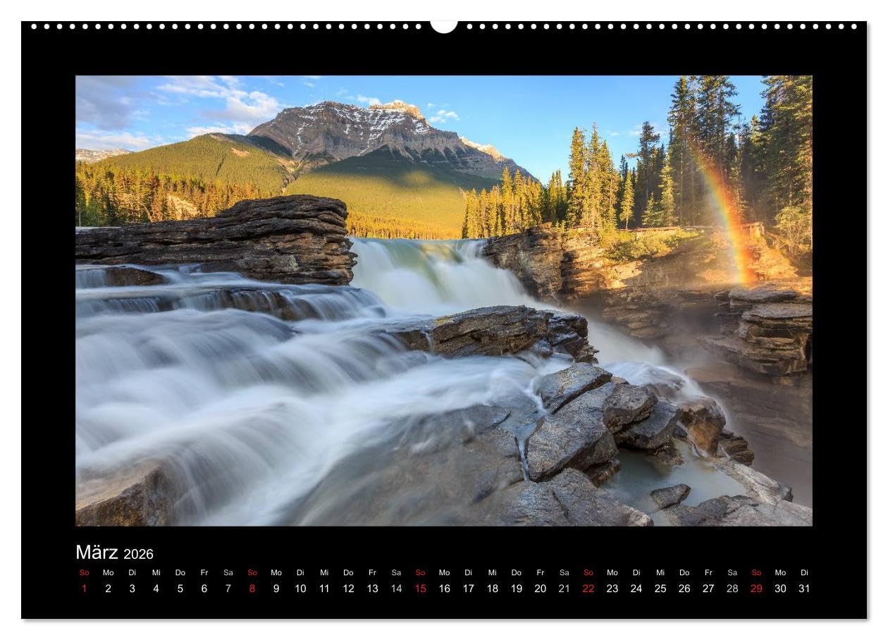 KANADA - Rocky Mountains (Wandkalender 2026 DIN A2 quer), CALVENDO Monatskalender: Bilderreise durch eine faszinierende Bergwelt (CALVENDO Natur)