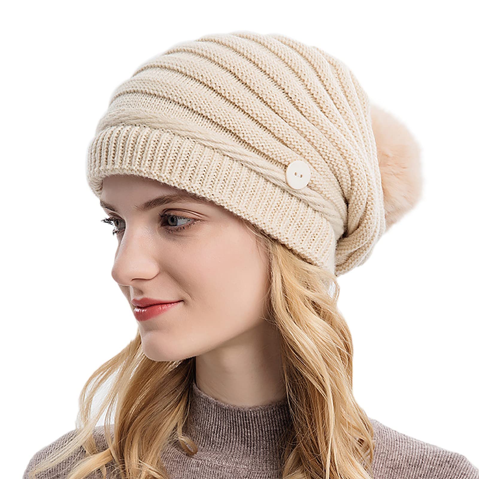 2-tlg Slouch Beanie Mützen Set - Weiche Kopfbedeckung Für Alle Jahreszeiten