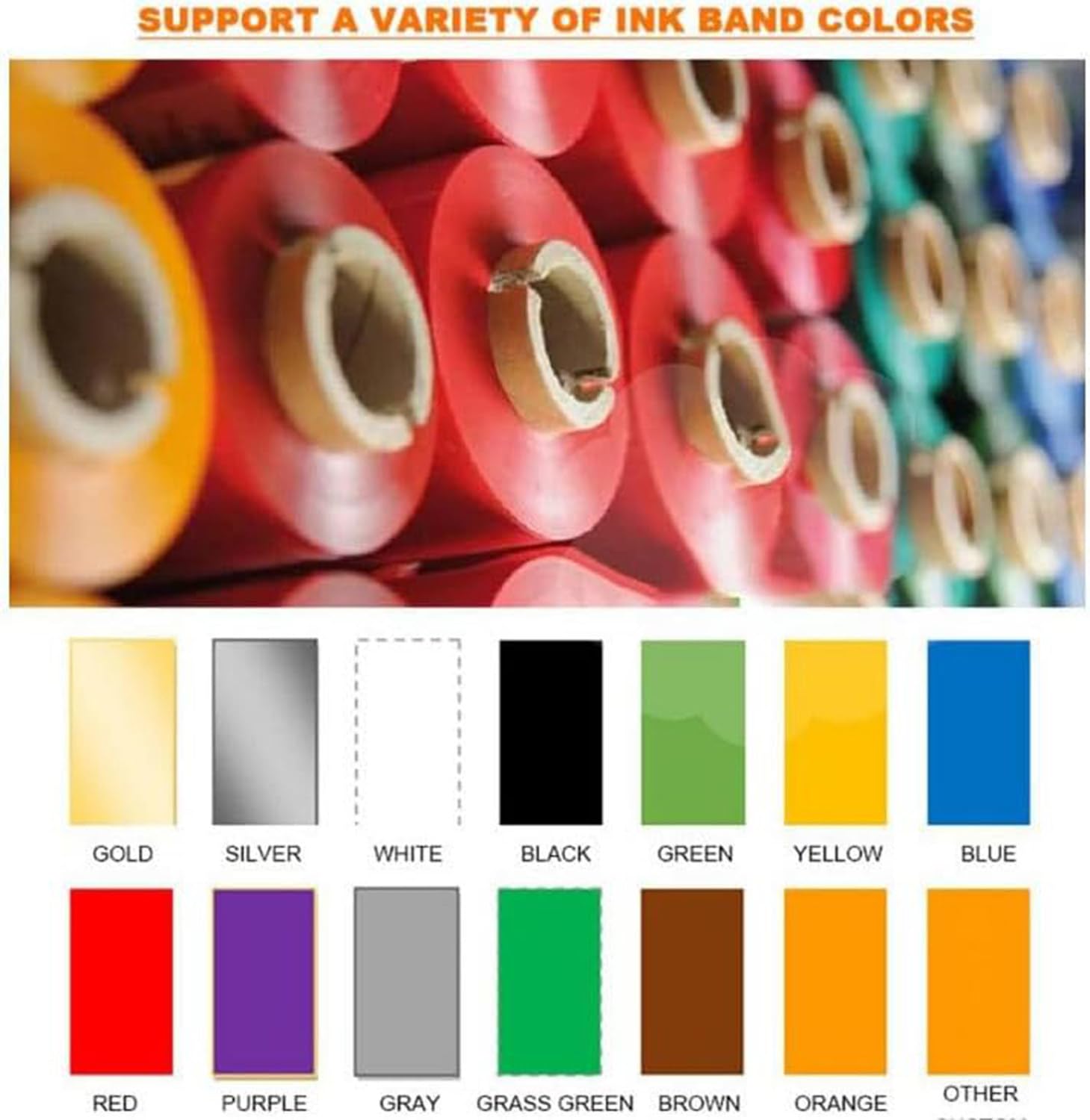 Macchina da Stampa Digitale per Nastri di Raso, Stampante per Nastri per Stampa a Caldo, Nastro da Stampa per Confezioni Regalo, 150mm/S, Supporta Oltre 50 Lingue, per la Festa di Natale