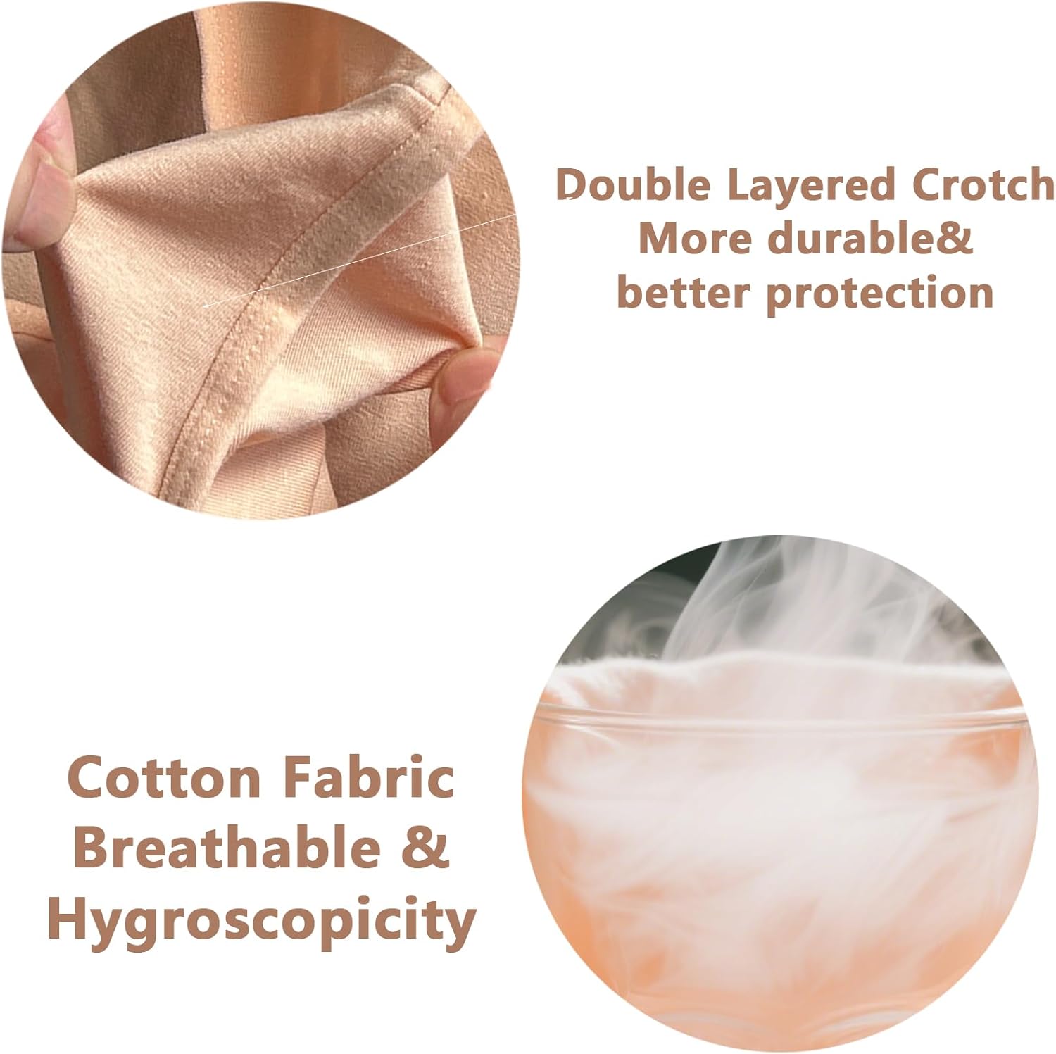 Womens Underwear Cotton Ladies Panties Plus Size XL-5XL Mid High Waist Full Coverage Briefs Undies 4 Pack - Image 7