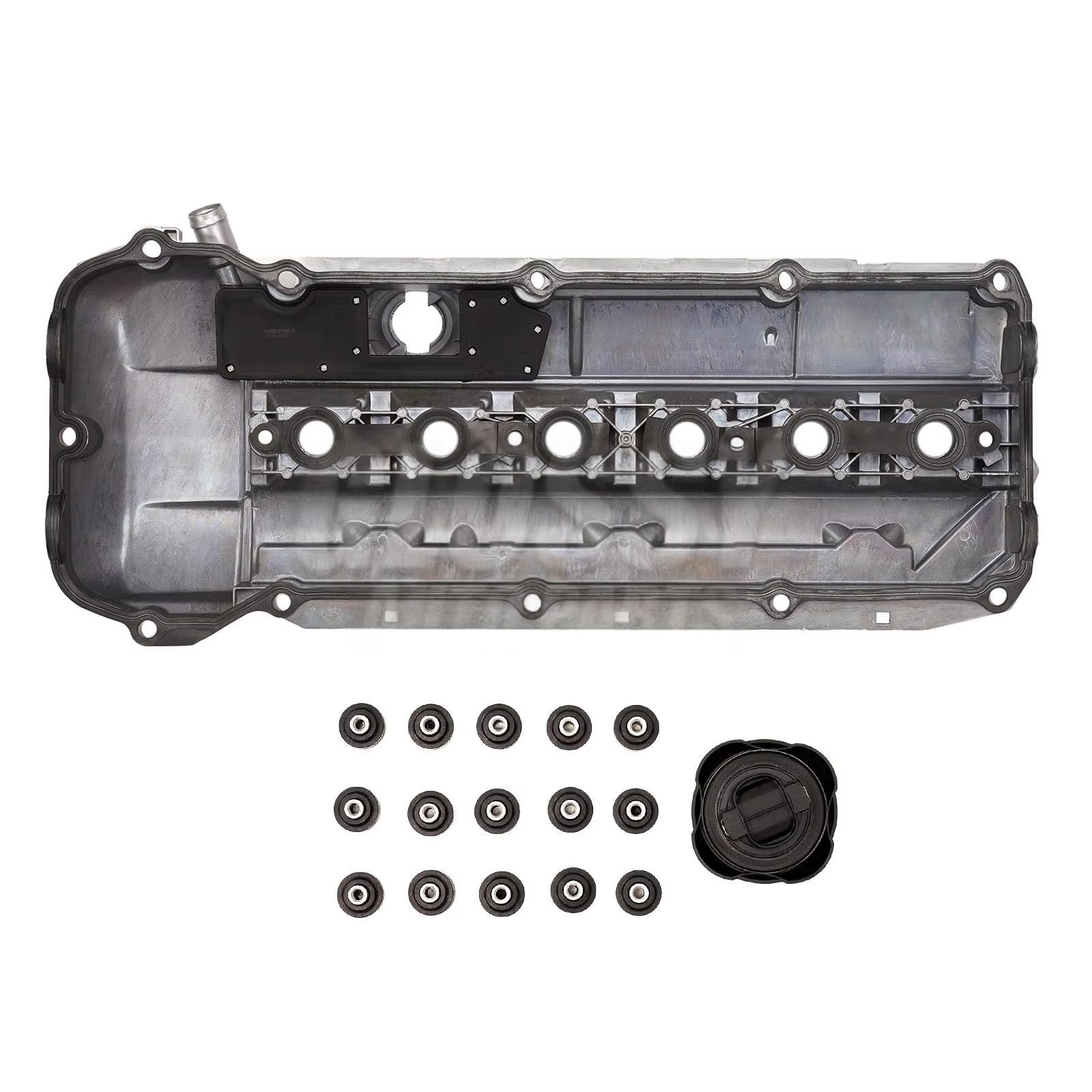 coperchio punterie Coperchio Valvola In Alluminio Con Guarnizione Per E39 525i 528i E46 325i 328i 330i Per X5 Per Z3 Per M54 Per M52 1998-2002 11121432928
