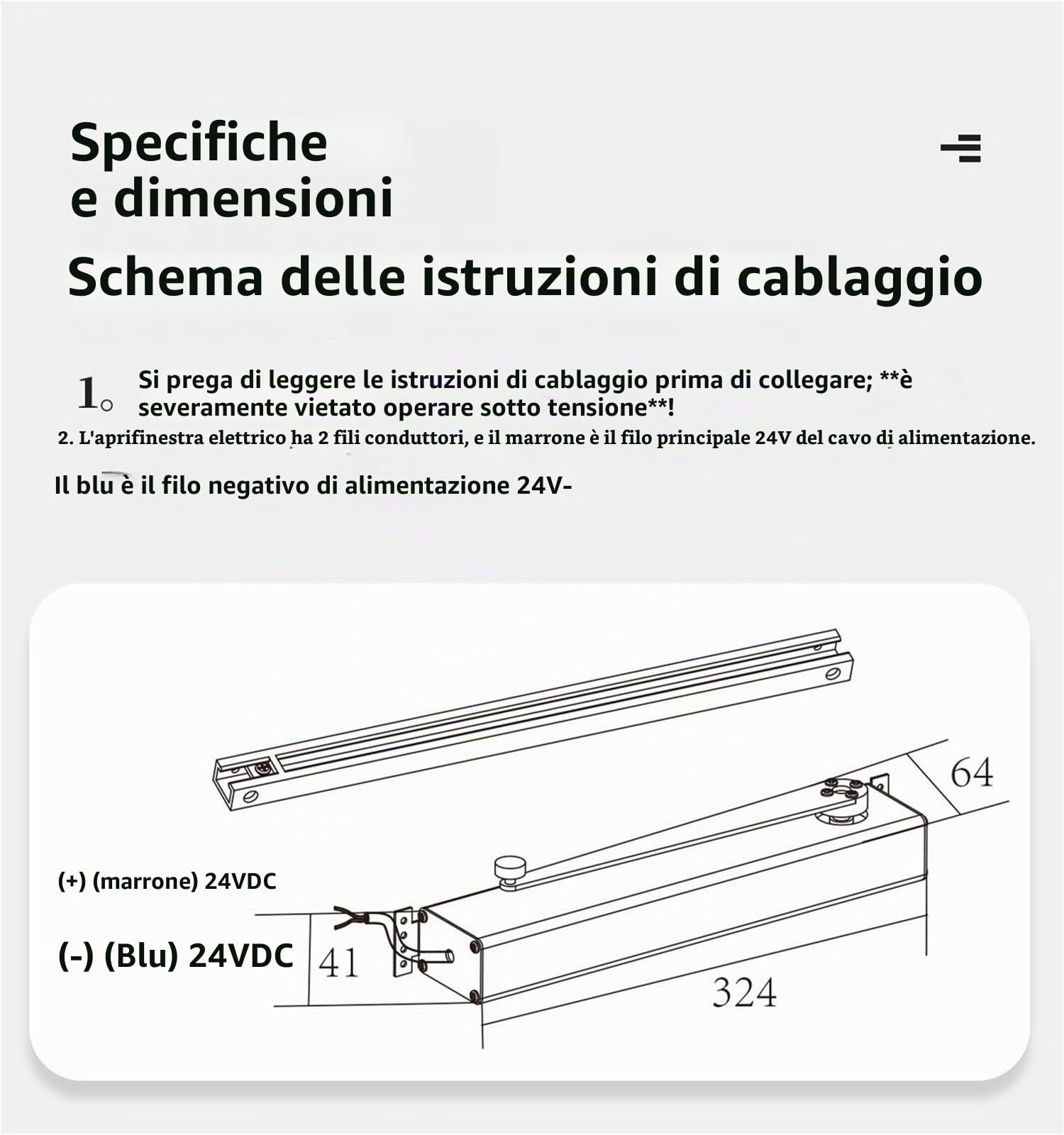 Aprifinestra elettrico, Apri Finestra Elettrico Intelligente For Finestre A Battente Chiudi/Apri Smart Home,per lucernari, sfiati sul tetto