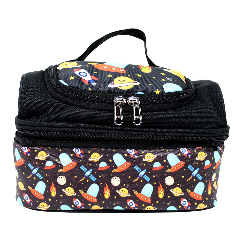 See full amazon price history chart for The Rosette Imprint Compact Lunch Bag, Tiffin Bag for Kids, Children for Schools and Outings (Having 2 compartments) - Space The Rosette Imprint Compact Lunch Bag, Tiffin Bag for Kids, Children for Schools and Outings (Having 2 compartments) - Space (B0BTPM3FNG) Amazon Price History, Amazon Price Tracker