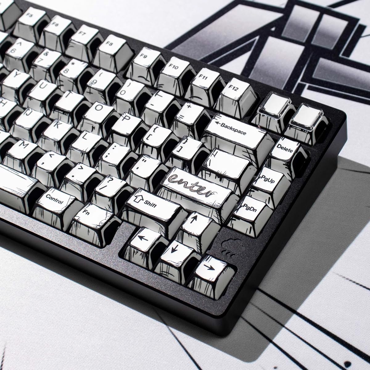 Amazon.co.jp: HUIFH キーキャップ 141キー カスタム キーキャップ PBT