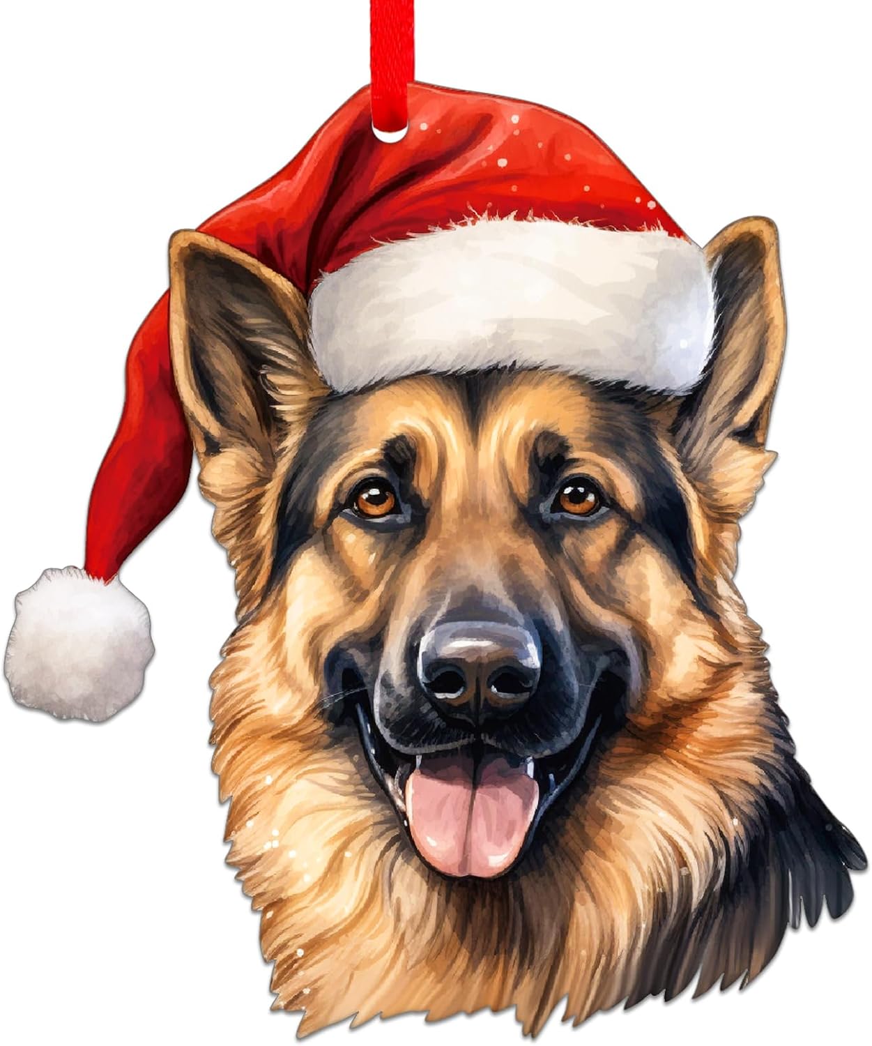 D24TIME German Shepherd Christmas Ornament-German Shepherd Ornament for Christmas Tree Decorations Acrylic German Shepherd Gifts for Women German Shepherd Dog Lovers Car Home Office Hanging Decor D24TIME German Shepherd Christmas Ornament-German Shepherd Ornament for Christmas Tree Decorations Acrylic German Shepherd Gifts for Women German Shepherd Dog Lovers Car Home Office Hanging Decor