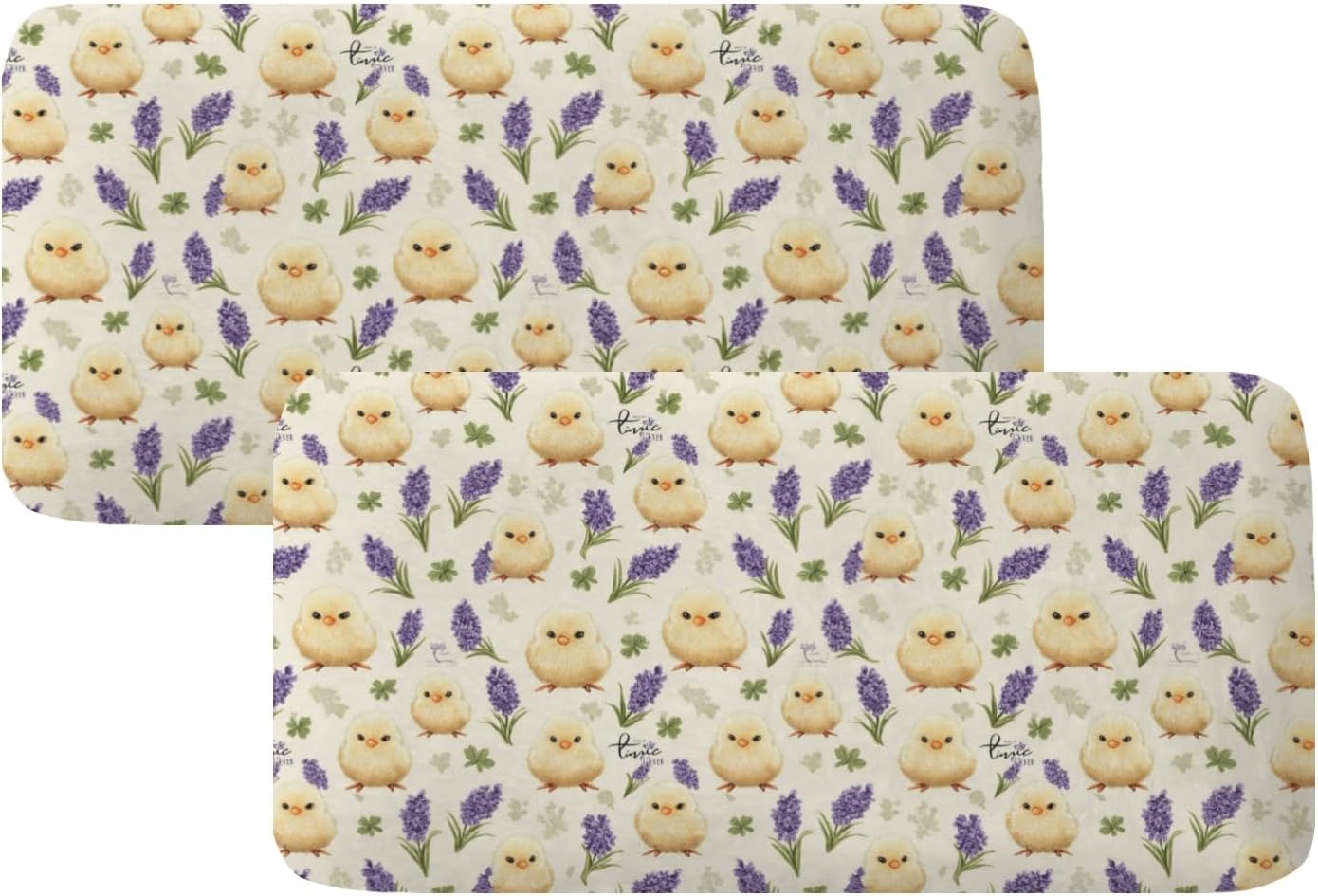 Lucky Clover Chick Loveseat Covers Couch Covers for 2 Cushion Couch, 2-Piece Stretch Sofa Slipcovers Anti-Slip Washable Furniture Protectors for Dogs Pets