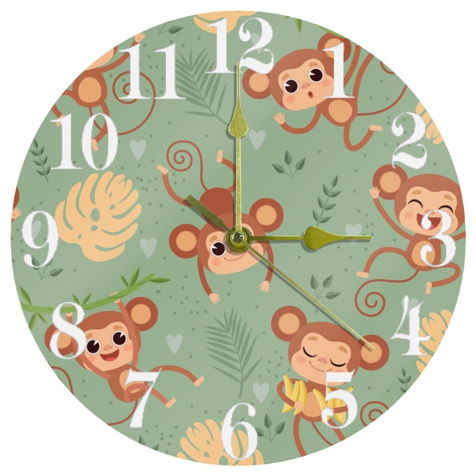 Horloge murale pour cuisine et salon fonctionnant avec piles pour un quotidien organisé
