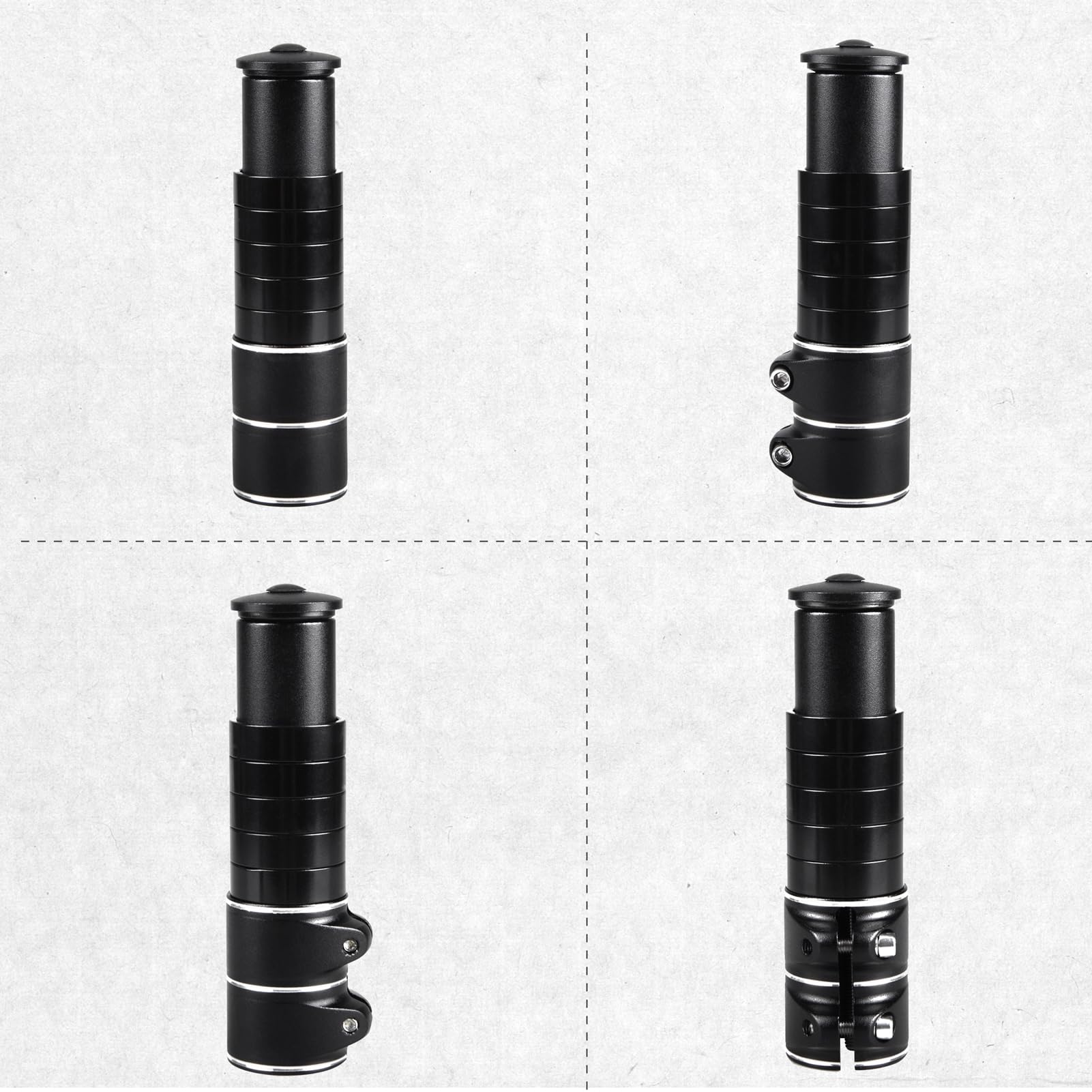 Azarxis Prolunga Manubrio MTB Rialzo Manubrio Bici da Corsa Attacco Manubrio MTB Stelo Forcella Prolunga per Bici