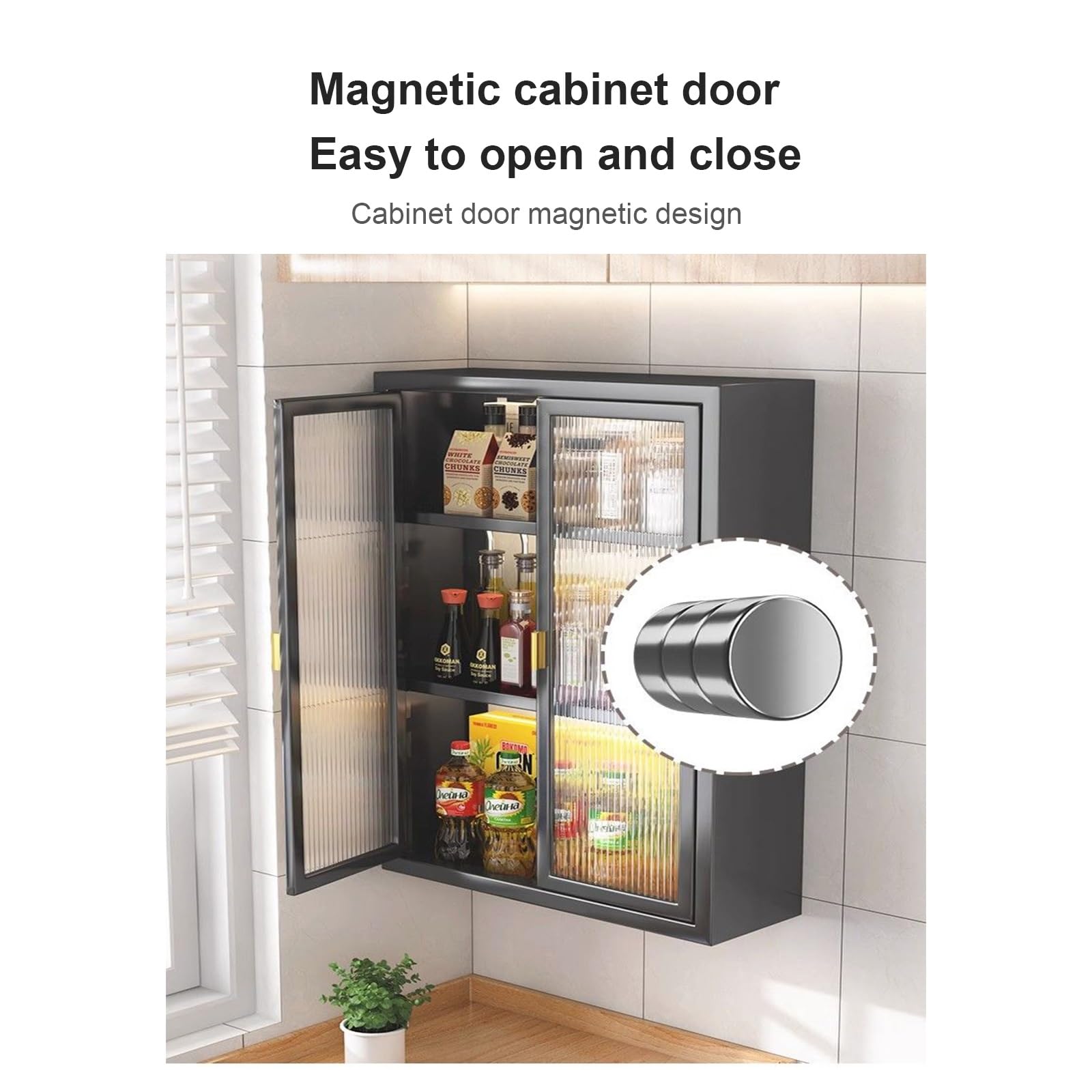 Gabinete de Almacenamiento, Gabinete de Despensa de Cocina, Gabinete de Almacenamiento de Despensa, Gabinete con Puertas, Gabinete de Almacenamiento de Baño, Gabinete de Artesanía ( Color : A , Size :