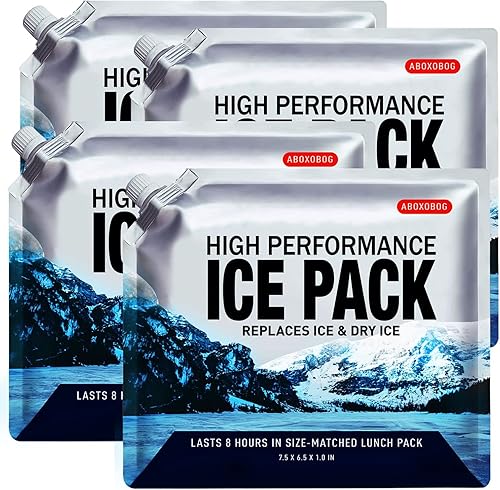 Bolsas de hielo reutilizables para enfriadores, paquetes de congelación de gel de larga duración para bolsas más frías, lonchera, bolsa enfriadora,