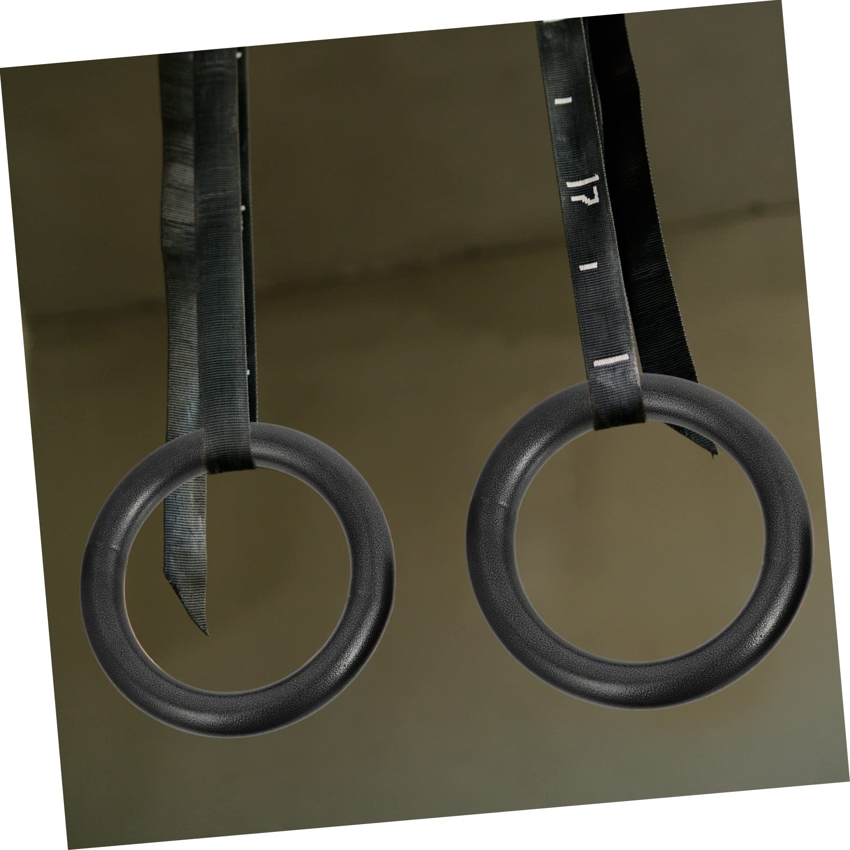 Totority 2 Pcs Gymnastics Ring Strength Training Equipment Adjustable Exercise Ring for Home Gym Random Color